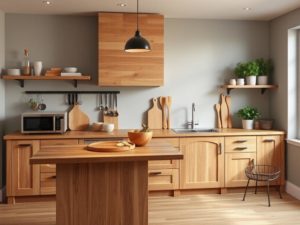 Кухонный гарнитур из массива дерева на заказ: идеальное решение для вашего дома